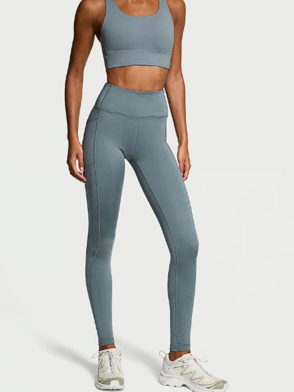 Victoria’s Secret VSX Essential High-Rise Pocket Legging Steel Blue stretch (L)